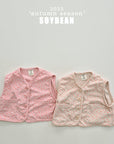 Corduroy Flower Vest