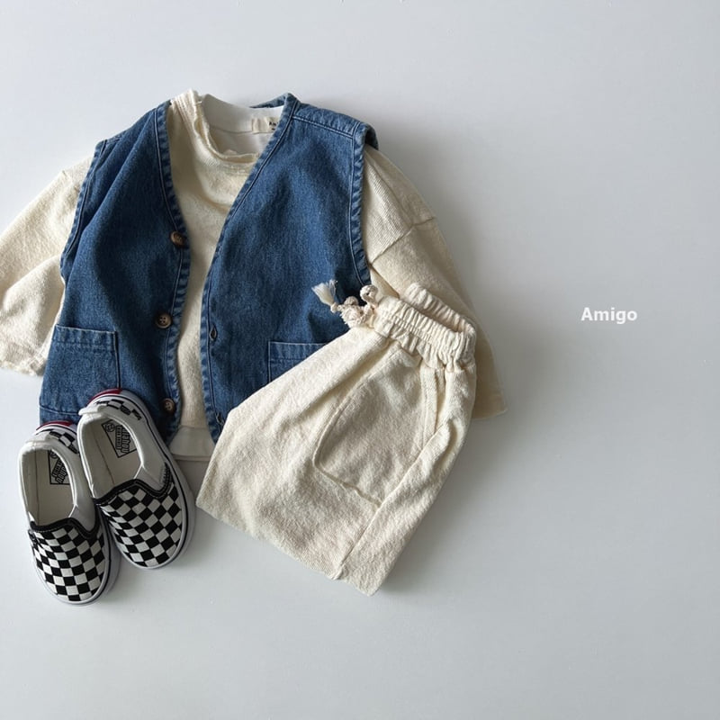 Denim Vest – Leichte Jeansweste mit Easy-Fit
