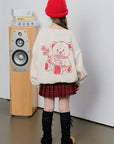 Flower Bear Fleece Sweatshirt