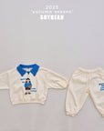 Collar Top Bottom Set