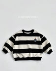 Bold Stripe Bear Sweatshirt