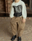 Leopard Washed Pants