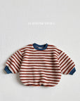 Fleece Stripe Sweatshirt