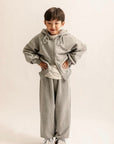 2-Way Sweat Hood Zip-up