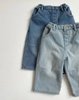 Dart Straight Denim Pants