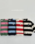 Bold Stripe Bear Sweatshirt
