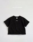 Lettering Embroidery Point Tee