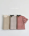 Smile Stripe Short Sleeve Tee
