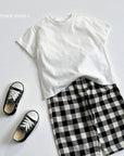 Check Bear Embroidery Pants