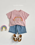 Vintage Hem Denim Shorts
