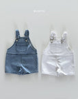 Panel Denim Overalls