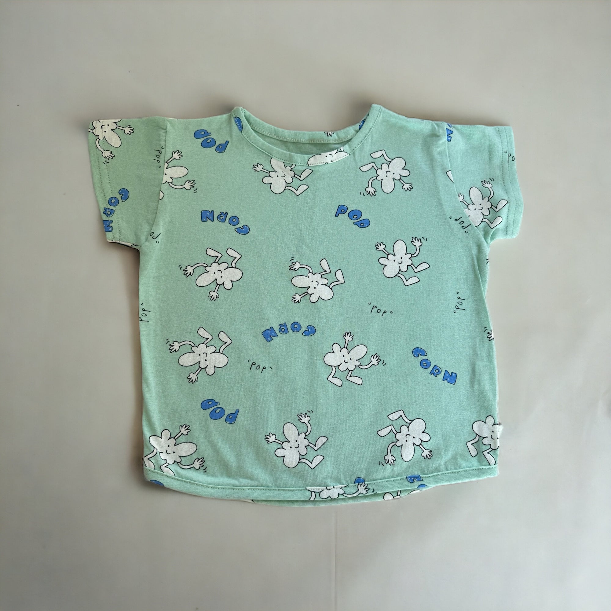Pop Pop Set – Two-piece set with a cheerful popcorn print