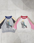 Santa Dino Raglan Tee
