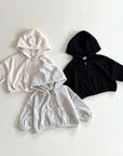 Waffle Hood Zip-up