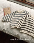 Multi Stripe Brushed Sweatshirt (Bebe)
