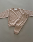 Easygoing Sweat Set – Lässiges 2-teiliges Set Beige
