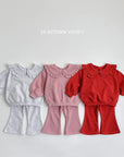 Round Collar Bootcut Set