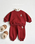 Bear Embroidery Fleece Set