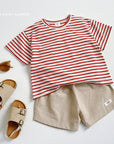 Marine Stripe Short Sleeve Tee