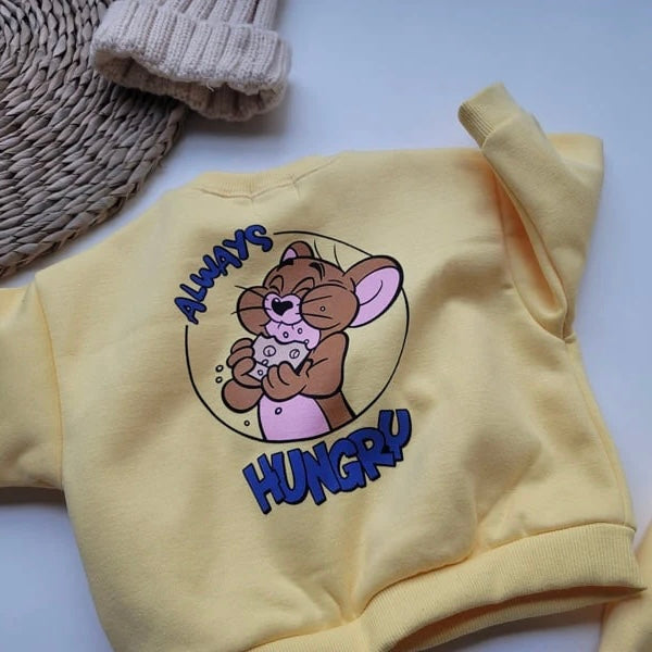 Fleece Cheese Top Bottom Set