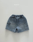 Carpenter Denim Shorts