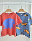 Banana Elephant Oversized Tee