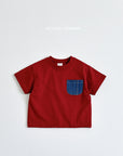 Denim Pocket Short Sleeve Tee