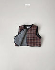 Check Fleece Vest
