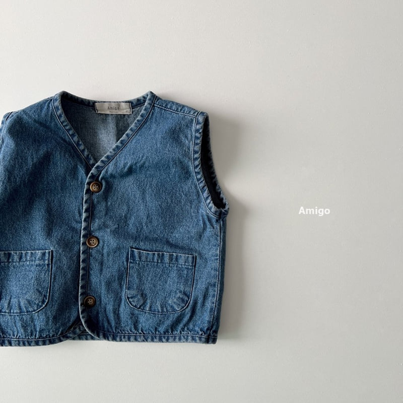 Denim Vest – Leichte Jeansweste mit Easy-Fit