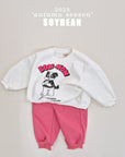 Bow Wow Raglan Top Bottom Set