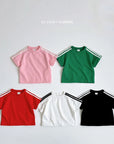 Pique Line Short Sleeve Tee