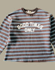 Good Time Fleece Stripe Tee