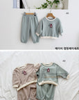 Little Foxx – Baby Camping Bear Top & Bottom Set