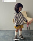 Little Foxx – Multi Stripe Collar Tee