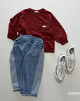 Little Foxx – Curved Contrast Denim