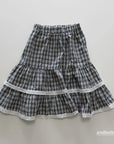 Little Foxx – Tiered Check Skirt