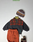 Little Foxx – Check Snap Pullover