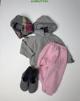 Little Foxx – Zigzag Snap Hoodie
