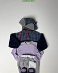 Little Foxx – Check Snap Pullover