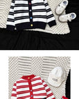 Little Foxx – Small Striped Button Cardigan