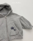 Little Foxx – Flower Hooded Zip-Up