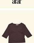 Little Foxx – Striped Boat Neck Tee