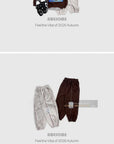 Little Foxx – Colorblock Piping Jogger Pants