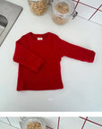 Little Foxx – Celine Ribbed Binding Tee