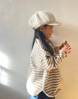 Heart Stripe Pullover – Sweatshirt mit Platz zum Wachsen
