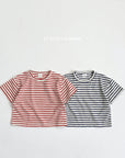 Marine Stripe Short Sleeve Tee