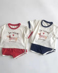 Puppy Short Sleeve Set