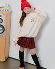 Flower Bear Fleece Sweatshirt