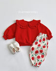 Round Collar Bootcut Set