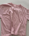 Rosewood Tee – Locker geschnittenes Basic-Shirt in zartem Rosa